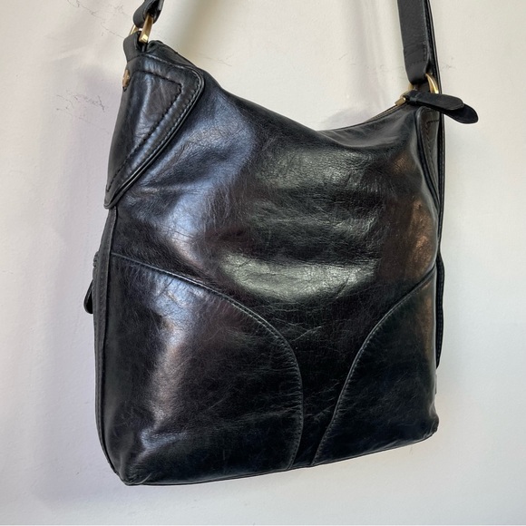 ❤️ SOLD ❤️ Cole Haan Leather Bag Adjustable Shoulder Strap Long Short Black EUC - Picture 4 of 9